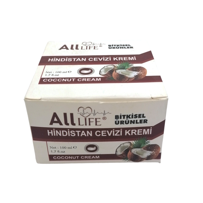 HİN1 ALL LİFE Hindistan Cevizi Kremi 100 ml - Görsel 1