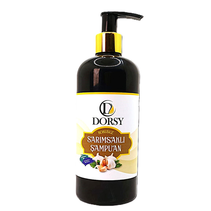 as DORSY Doğal TUZSUZ KOKUSUZ Sarımsaklı Şampuan 400 ml - Görsel 1