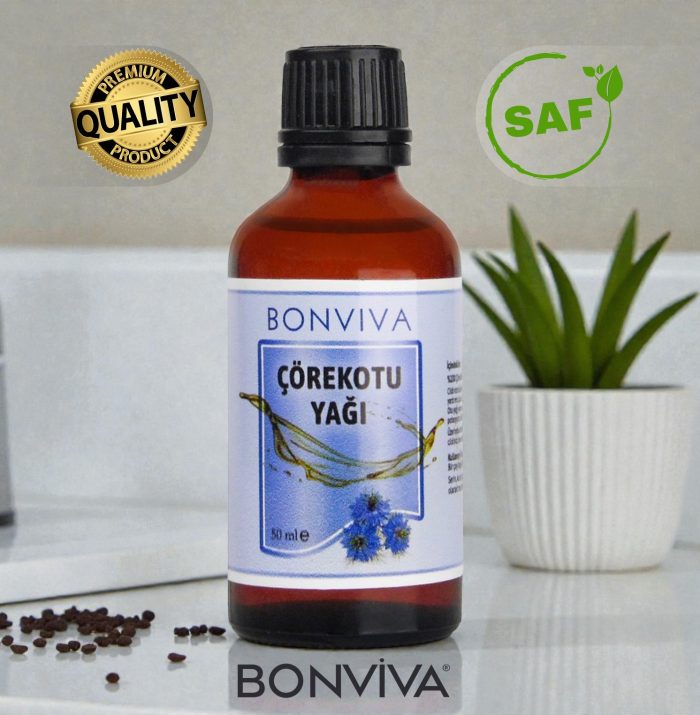 BONVİVA Soğuk Pres Saf Çörek Otu Yağı 50 ml - Görsel 2