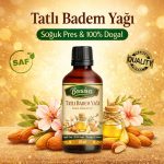 BONVİVA Soğuk Pres Saf Tatlı Badem Yağı 50 ml