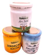 NATURAL HEKİMCE Üçü Birarada Zencefilli+Zerdeçallı Macun+Arı  Sütü 3x230 gr