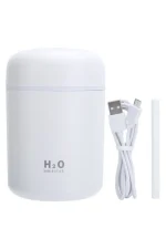 H2O Humidifier Elektrikli Hava Nemlendirici 300 ml Buhar ve Aromatik Koku Difizörü - Görsel 5