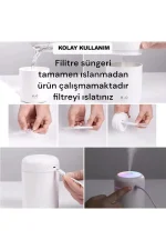 H2O Humidifier Elektrikli Hava Nemlendirici 300 ml Buhar ve Aromatik Koku Difizörü - Görsel 6