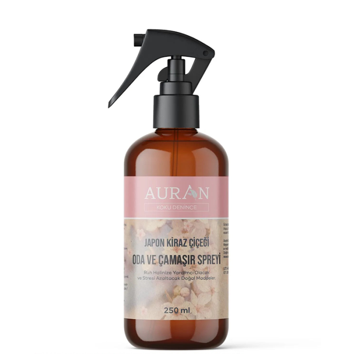 Untitled-1 AURAN Japon Kiraz Çiçeği Parfümlü Oda Ve Çamaşır Spreyi 250ml - Görsel 1