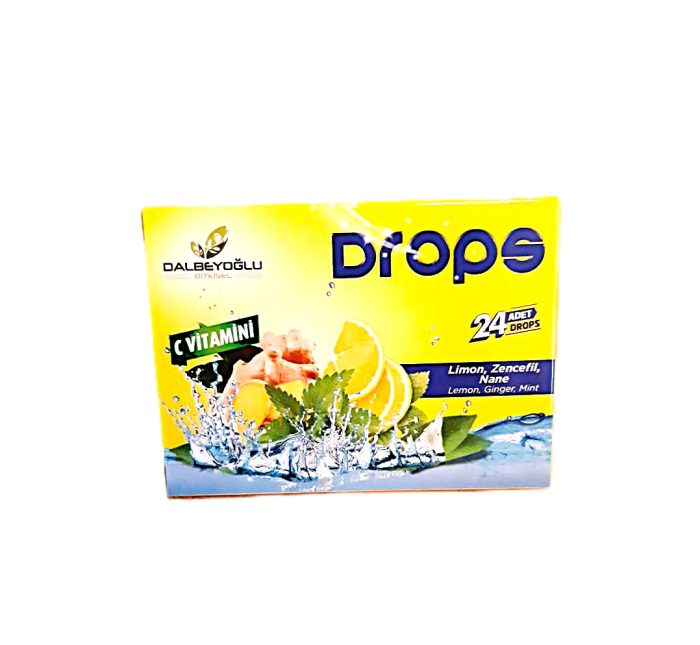 WhatsApp Görsel 2024-12-01 saat 16.22.27_d1718b81 DALBEYOĞLU BİTKİSEL Drops Boğaz Pastili (Limon/Zencefil/Nane) 24 adet - Görsel 1