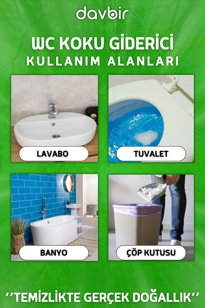 YOWC 3 DAVBİR Yağmur Ormanı Kokulu Wc Kötü Koku Giderici Ultra Kalıcı Yüzey Parfümü 250 ml - Görsel 2