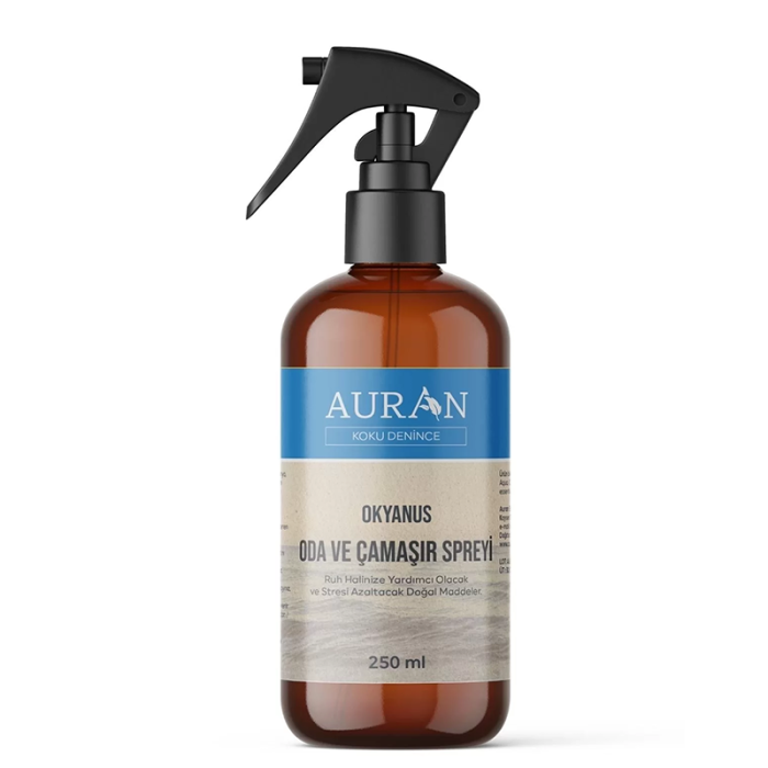asas AURAN Okyanus Oda ve Çamaşır Spreyi Ortam ve Kumaş Kokusu 250 ml - Görsel 1