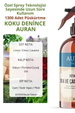 AURAN Beyaz Sabun Oda ve Çamaşır Spreyi Ortam ve Kumaş Kokusu 500 ml - Görsel 2