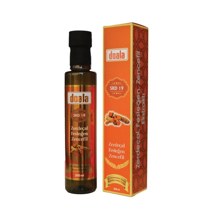 doala DOALA Srd 19 Zerdeçal Fesleğen Zencefil Sıvı Ekstraktı 200 ml - Görsel 1