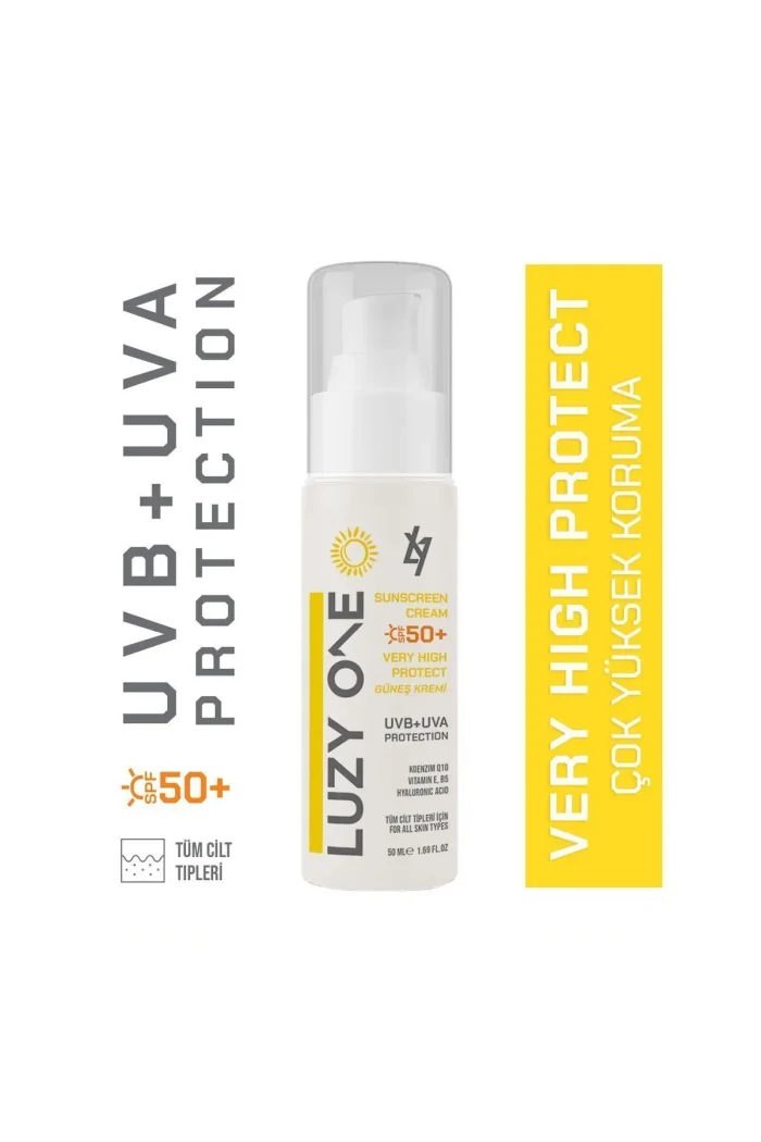 güneş kremi LUZY ONE Aydınlatıcı & Koruyucu Güneş Kremi Spf50 | Cilt Bakımı & Güneşten Korunma 50 ml - Görsel 1
