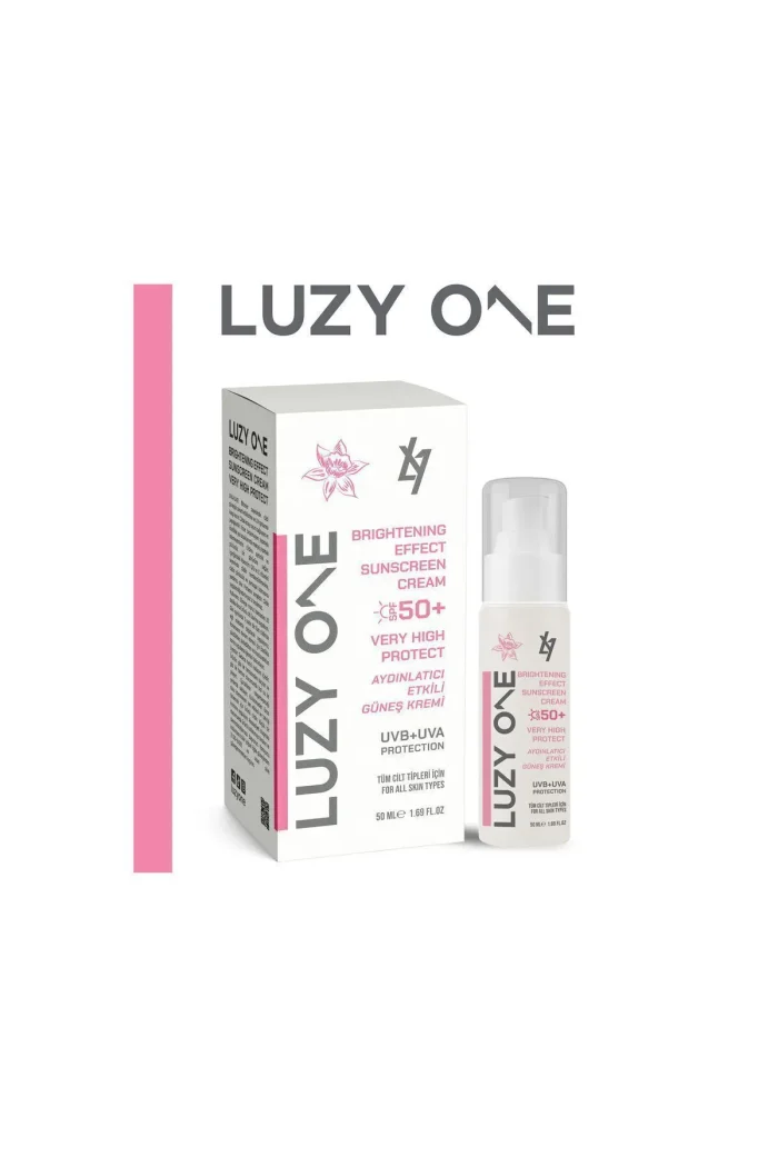 güneşkç1 LUZY ONE Aydınlatıcı Güneş Kremi Spf 50+ Yüksek Koruma Ve Doğal Parlaklık Için Ideal Günlük Krem 50 ml - Görsel 2