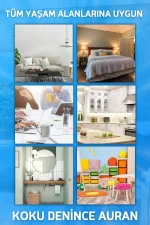 AURAN Yağmur Ormanları Parfümlü Oda Ve Çamaşır Spreyi Ortam Ve Kumaş Kokusu 250 ml - Görsel 6