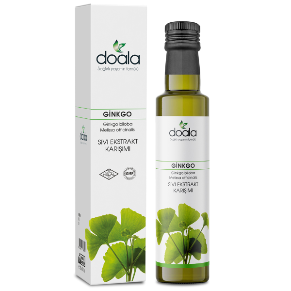 GINKGO-600x600 DOALA Ginkgo Sıvı Ekstrakt Karışımı 225 ml - Görsel 1