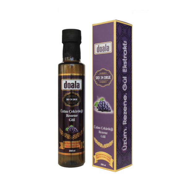 SRD34-600x600 DOALA Üzüm Çekirdeği-Rezene-Gül Sıvı Ekstrakt Karışımı 200 ml - Görsel 1