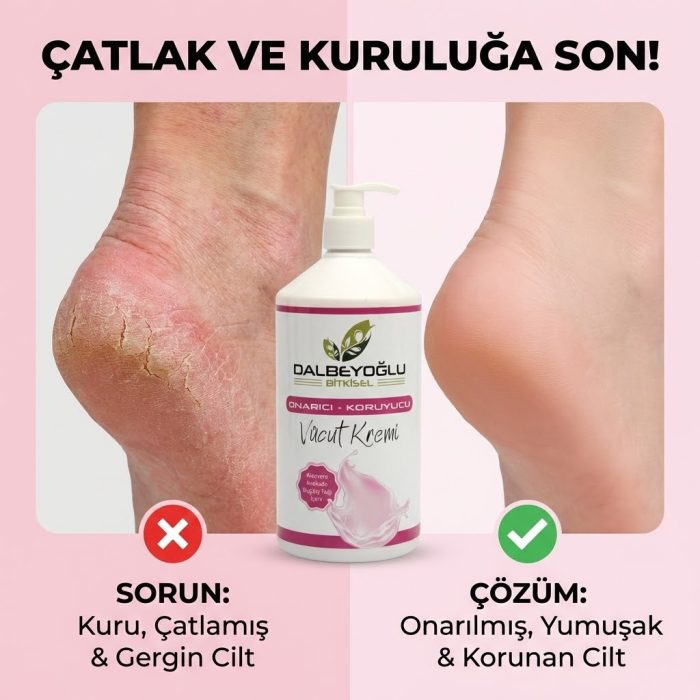 DALBEYOĞLU BİTKİSEL Onarıcı ve Koruyucu Kabin Boy Vücut Kremi 1000 ml - Görsel 3