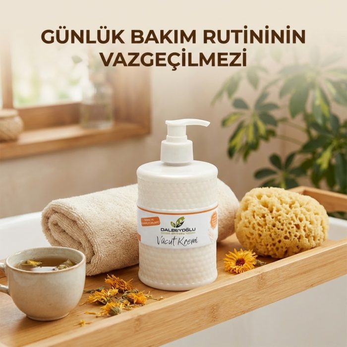 DALBEYOĞLU BİTKİSEL Tahriş ve Kızarıklık Önleyici Kabin Boy Vücut Kremi 500 ml - Görsel 3