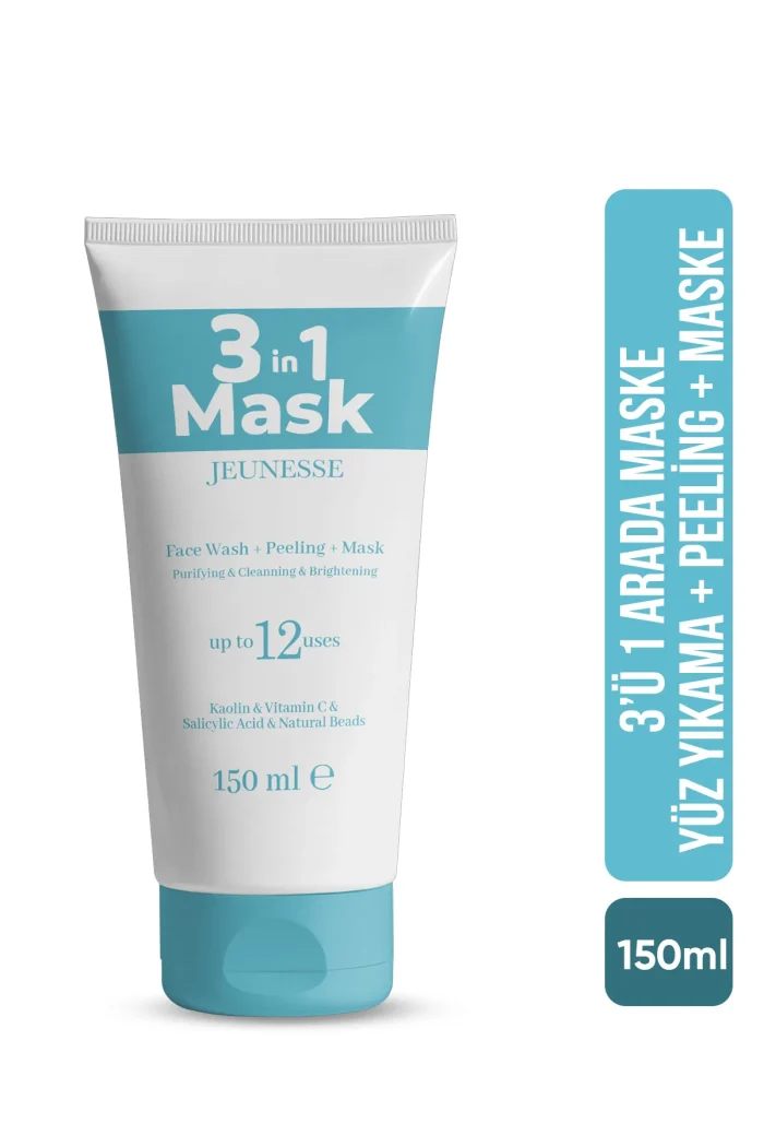 3 in1 JEUNESSE 3 ü 1 arada (Yüz Yıkama+Peeling+Maske) 150 ml - Görsel 1