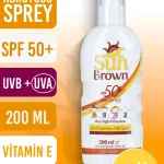 SUN BROWN (Çocuk) Güneş Koruyucu Losyon SPF+50 200 ml