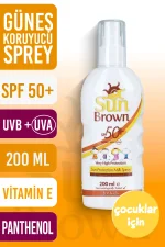 SUN BROWN (Çocuk) Güneş Koruyucu Losyon SPF+50 200 ml