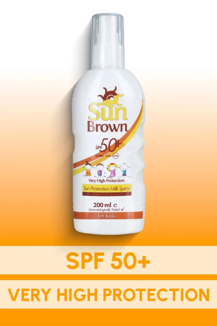 çkss5 SUN BROWN (Çocuk) Güneş Koruyucu Losyon SPF+50 200 ml - Görsel 5