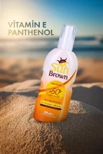 SUN BROWN Güneş Koruyucu Süt Sprey SPF+50 - Görsel 3