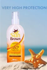 SUN BROWN Güneş Koruyucu Süt Sprey SPF+50 - Görsel 4