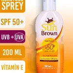 SUN BROWN Güneş Koruyucu Süt Sprey SPF+50