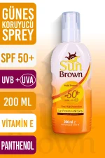 SUN BROWN Güneş Koruyucu Süt Sprey SPF+50