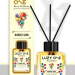 LUZY ONE Bambu Çubuklu (Bubble Gum) Kare Oda ve Ortam Kokusu 110 ml