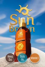 SUN BROWN Bronzlaştırıcı Havuç Yağı Vitamin E Katkılı 200 ml - Görsel 2