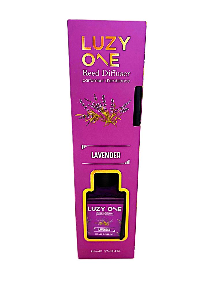lavanta LUZY ONE Bambu Çubuklu (Lavanta) Kare Oda ve Ortam Kokusu 110 ml - Görsel 1