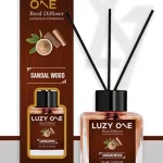 LUZY ONE Bambu Çubuklu (Sandal Wood) Kare Oda Kokusu 110 ml