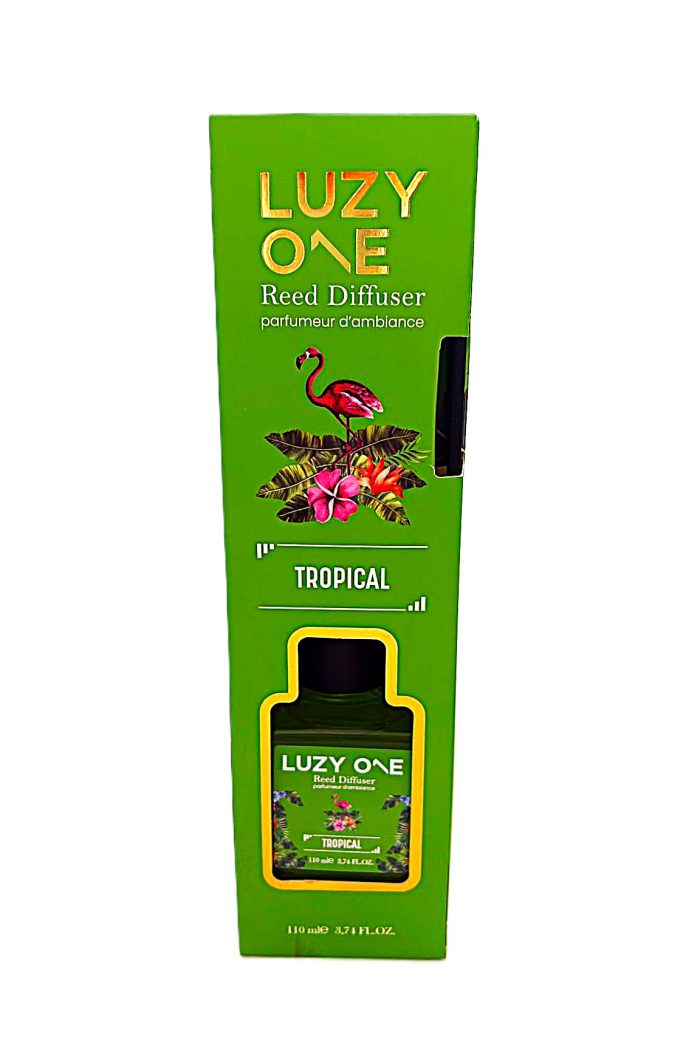 tropikal LUZY ONE Bambu Çubuklu (Tropikal) Kare Oda Kokusu 110 ml - Görsel 1
