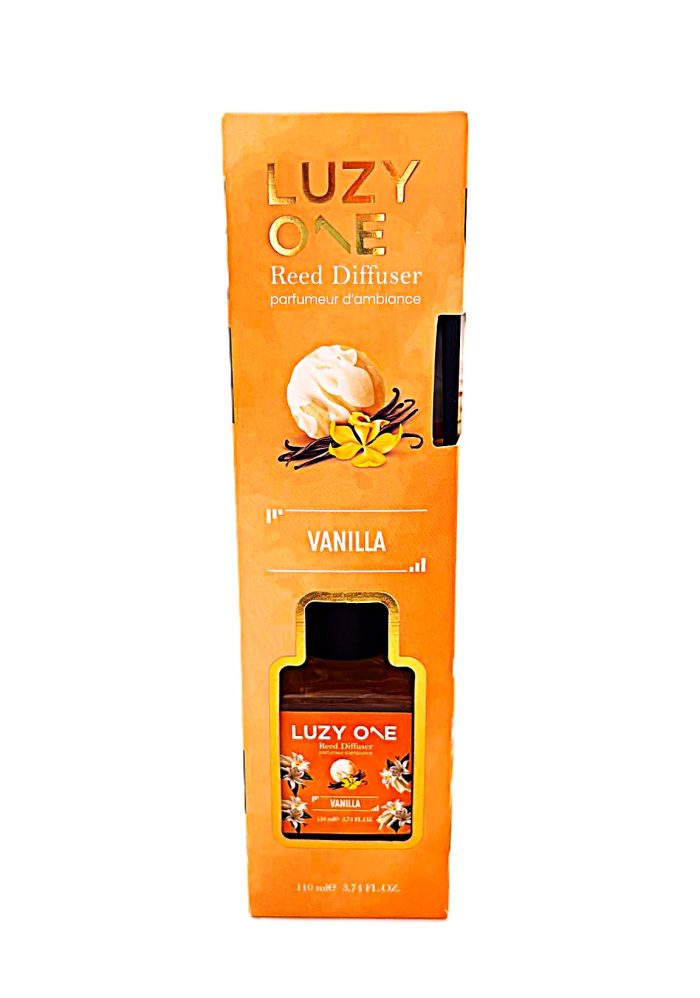 vanilya LUZY ONE Bambu Çubuklu (Vanilya) Kare Oda Kokusu 110 ml - Görsel 1