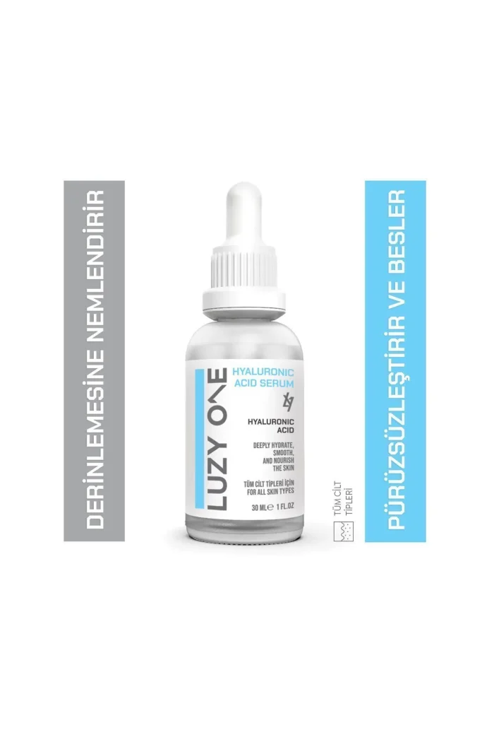 LUZY ONE Hyalüronik Serum – Yoğun Nemlendirici & Çizgi Karşıtı | Tüm Cilt Tipleri İçin 30 ml - Görsel 1