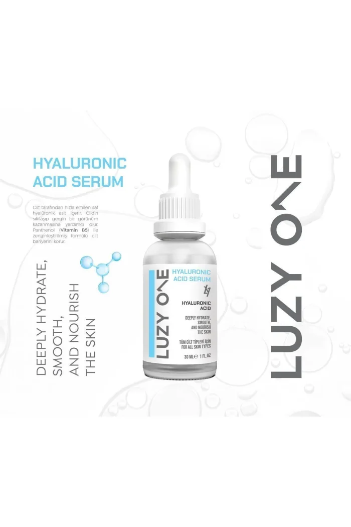 LUZY ONE Hyalüronik Serum – Yoğun Nemlendirici & Çizgi Karşıtı | Tüm Cilt Tipleri İçin 30 ml - Görsel 3