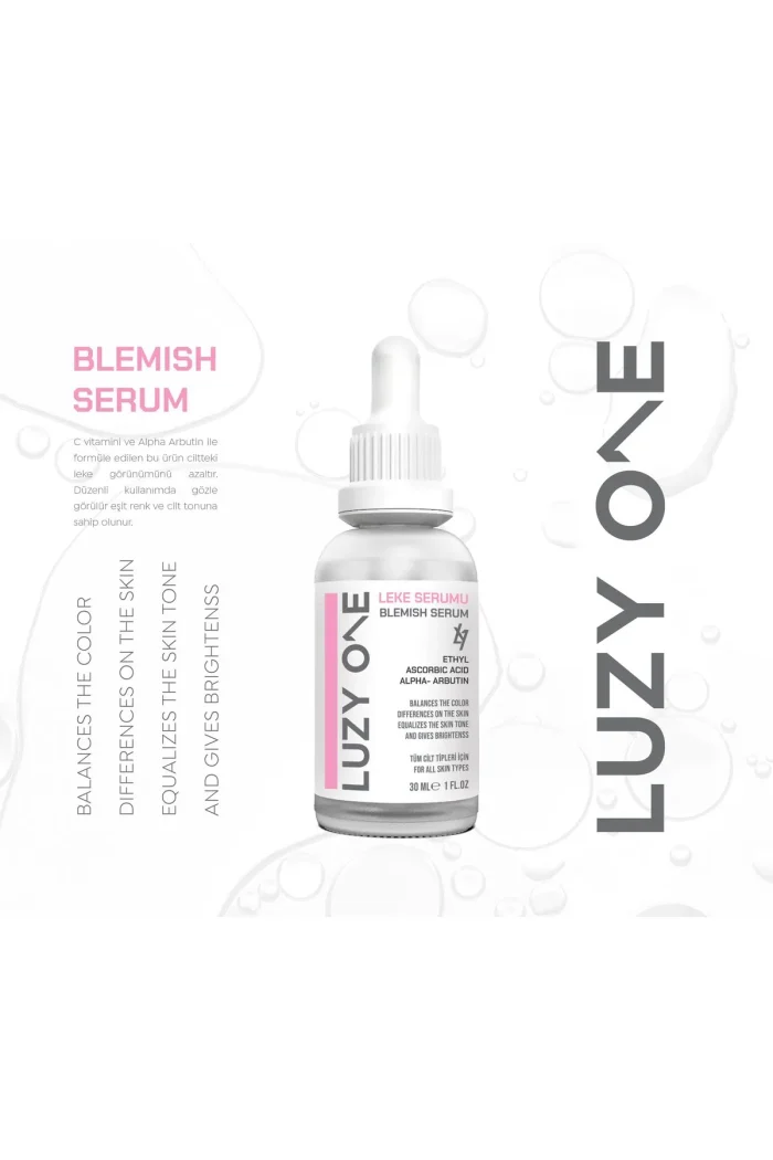 LEKE3 LUZY ONE Leke Karşıtı Cilt Dengeleyici Serum – Cilt Lekelerine Karşı Etkili Çözüm Ve Eşit Cilt Tonu 30 ml - Görsel 3