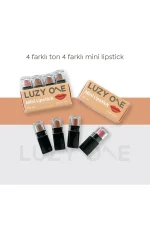 LUZY ONE Lipstick Set – Parlak Ve Şık Dudaklar Için Renk Seçenekleri - Görsel 2