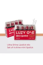LUZY ONE Lipstick Set – Kompakt Ve Kalıcı Rujlarla Gün Boyu Işıltı - Görsel 2