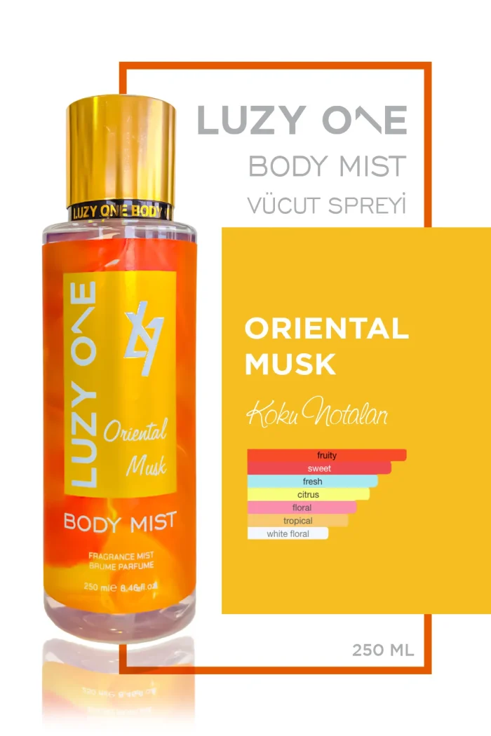 oriental2 LUZY ONE Oriental Musk Body Mist / Vücut Spreyi - 250 Ml - Görsel 2