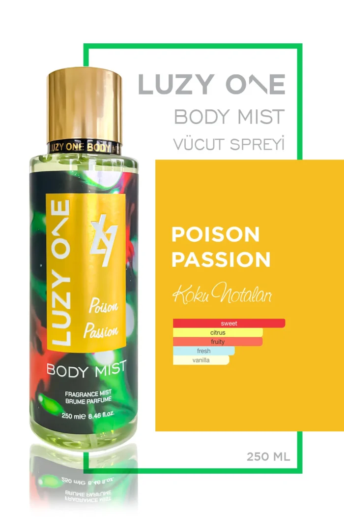 LUZY ONE Poison Passion Body Mist / Vücut Spreyi - 250 ml - Görsel 2
