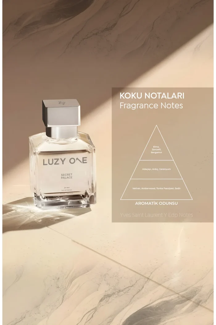 secret2 LUZY ONE Secret Palace (Baharatlı) Erkek Parfümü EDT 50 ml - Görsel 3