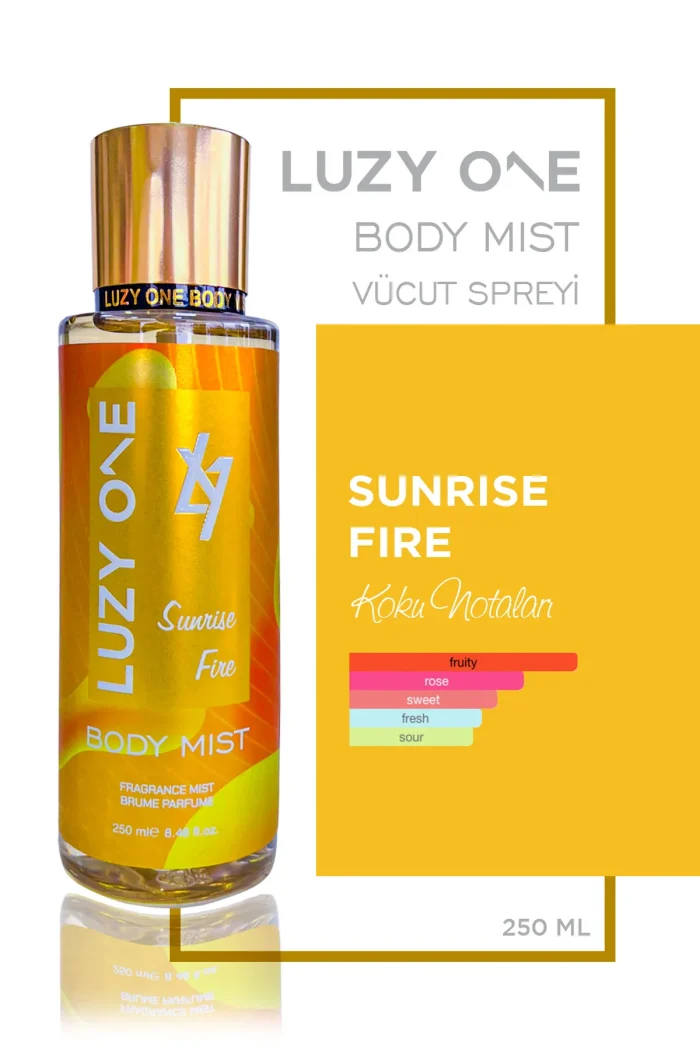 sunrise2 LUZY ONE Sunrise Fire Body Mist / Vücut Spreyi - 250 ml - Görsel 2