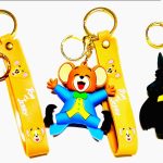 İTHAL Lüks Büyük Boy Silikon Maskot Anahtarlık