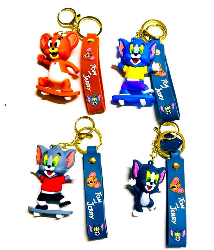 İTHAL Lüks Büyük Boy Silikon Maskot Anahtarlık - Görsel 1