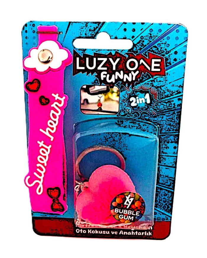14 LUZY ONE İthal Silikon Maskot Oto Kokusu ve Anahtarlık Çeşitleri İkisi Bir Arada (2 in 1) - Görsel 2