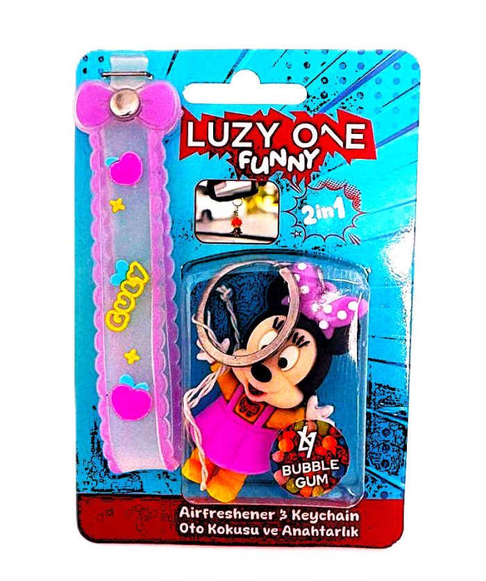 15 LUZY ONE İthal Silikon Maskot Oto Kokusu ve Anahtarlık Çeşitleri İkisi Bir Arada (2 in 1) - Görsel 3