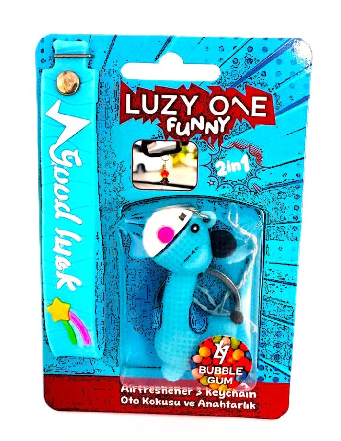 16 LUZY ONE İthal Silikon Maskot Oto Kokusu ve Anahtarlık Çeşitleri İkisi Bir Arada (2 in 1) - Görsel 4