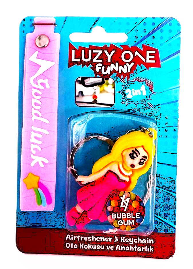 19 LUZY ONE İthal Silikon Maskot Oto Kokusu ve Anahtarlık Çeşitleri İkisi Bir Arada (2 in 1) - Görsel 7