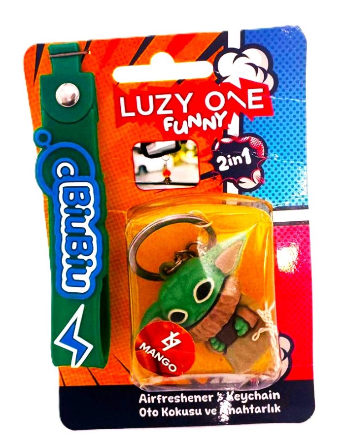 20 LUZY ONE İthal Silikon Maskot Oto Kokusu ve Anahtarlık Çeşitleri İkisi Bir Arada (2 in 1) - Görsel 8